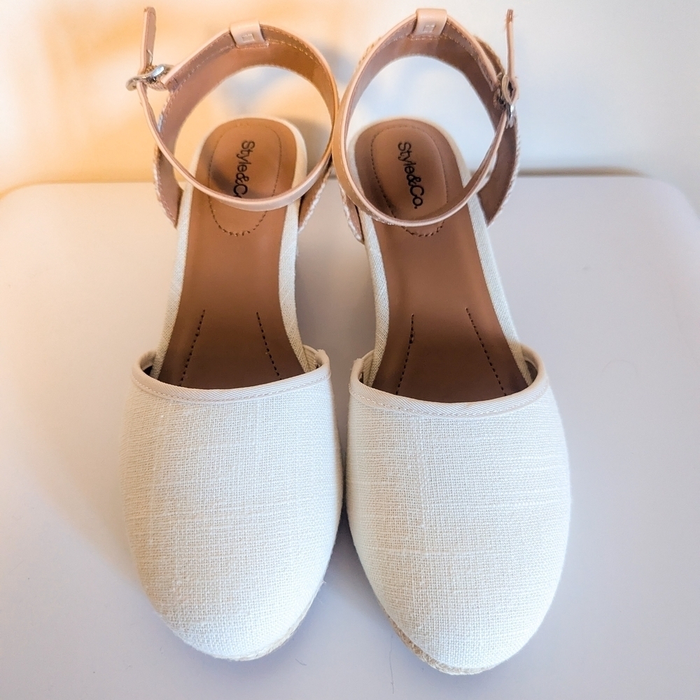Style & Co. Creamy Espadrille Wedges